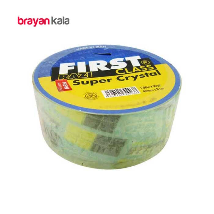 عکس شماره:0 , نوار چسب پهن رازی مدل first super crystal عرض 5 سانتی متر